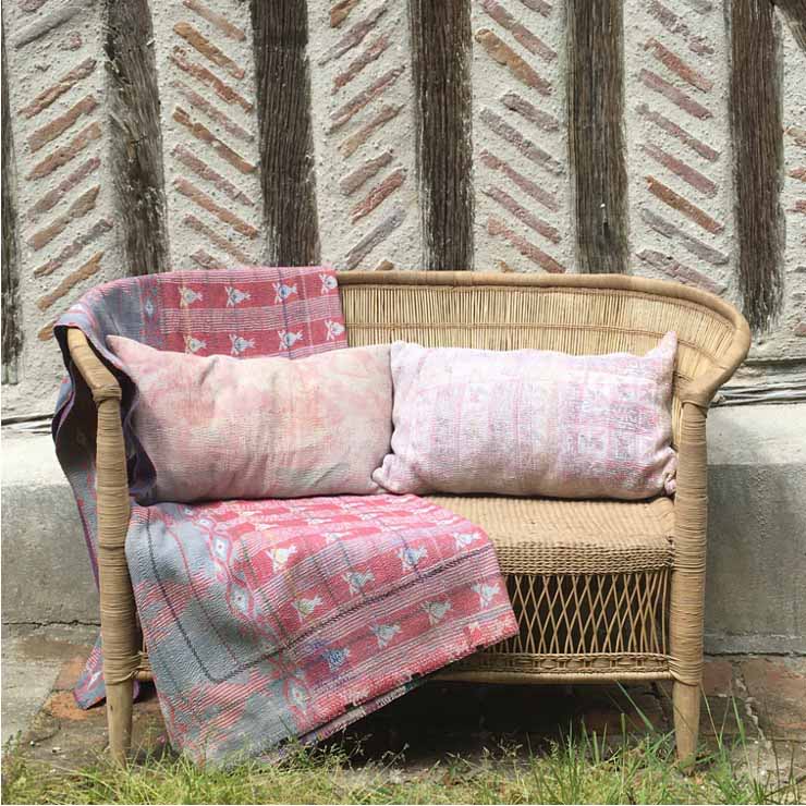 Banquette en rotin