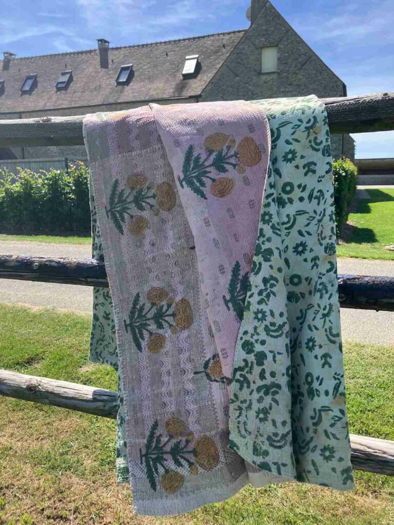 Le Kantha est une technique de broderie millénaire
